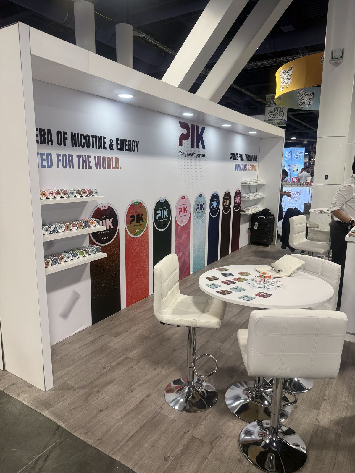 PIK Pouches booth at CHAMPS Las Vegas 2026
