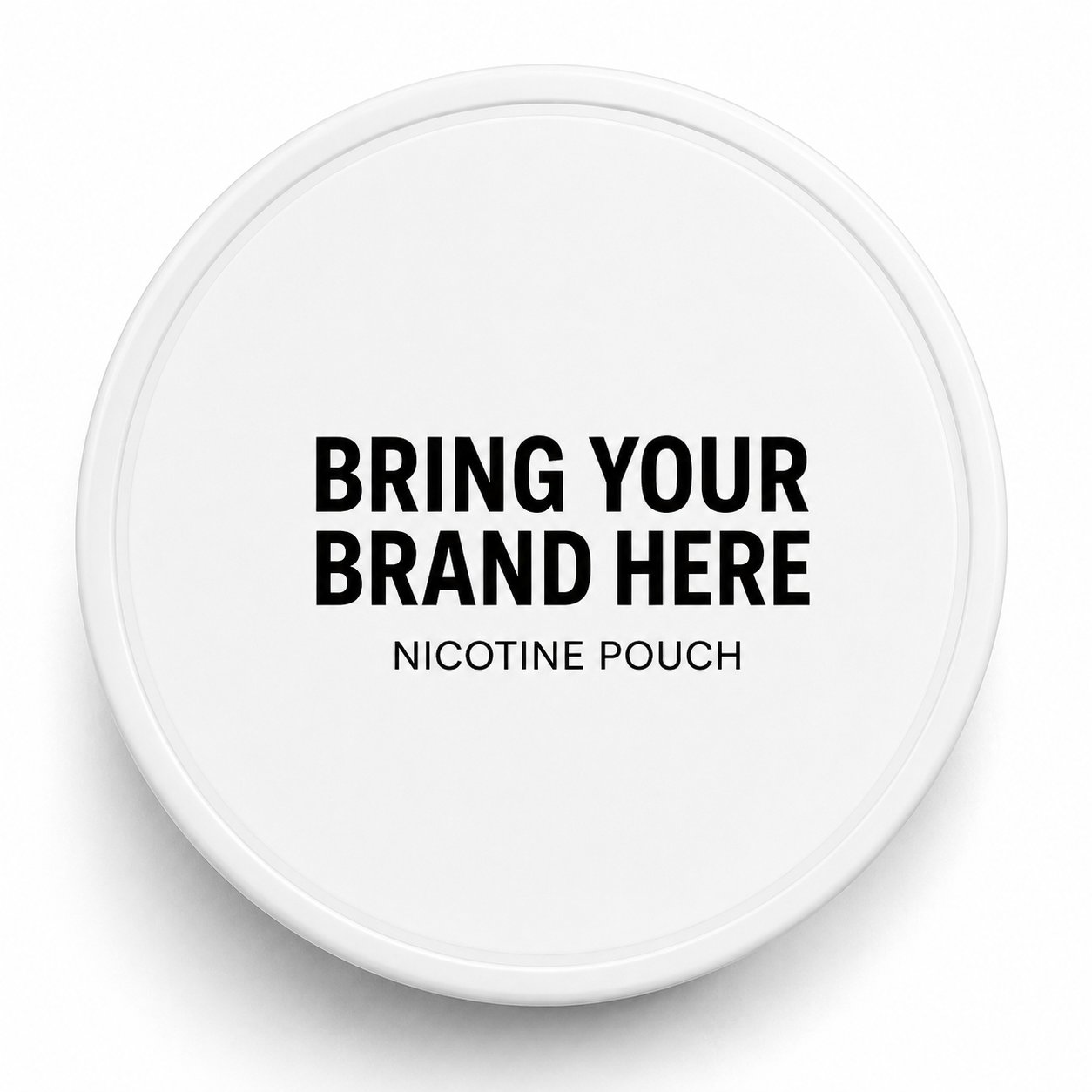 White Label Nicotine Pouch Can — Your Brand Here